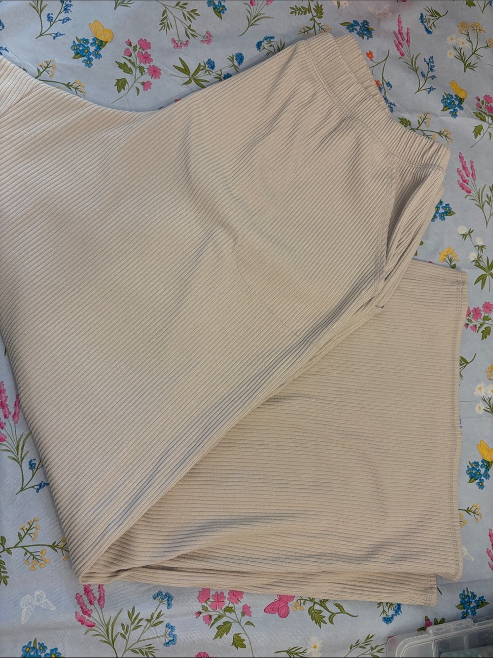 Cacique by Lane Bryant Beige Ribbed Sleep Pants Size 22/24